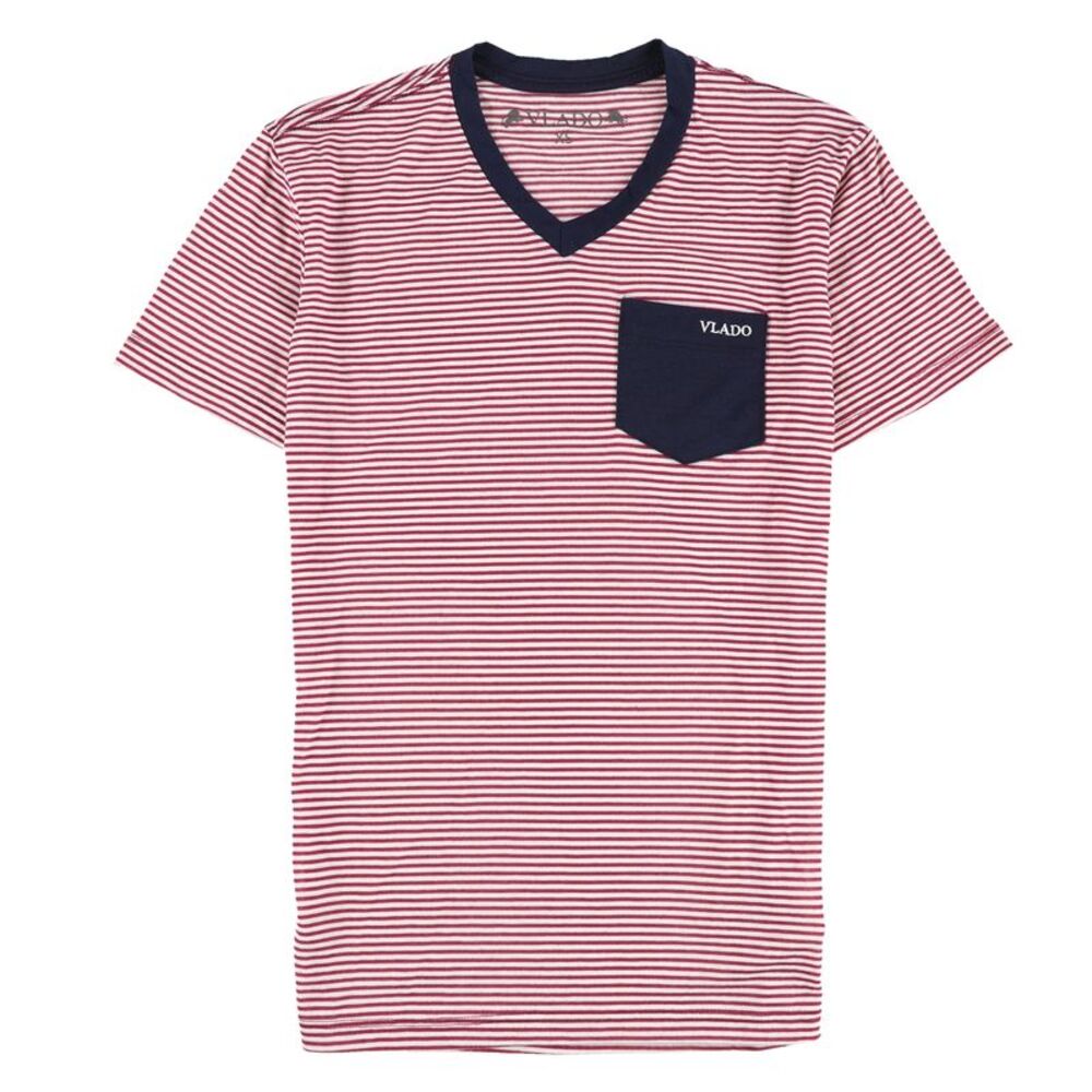 Vlado Mens Striped Basic T-Shirt, NWT